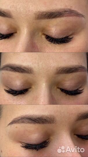 Перманентный макияж бровей губ и век татуаж