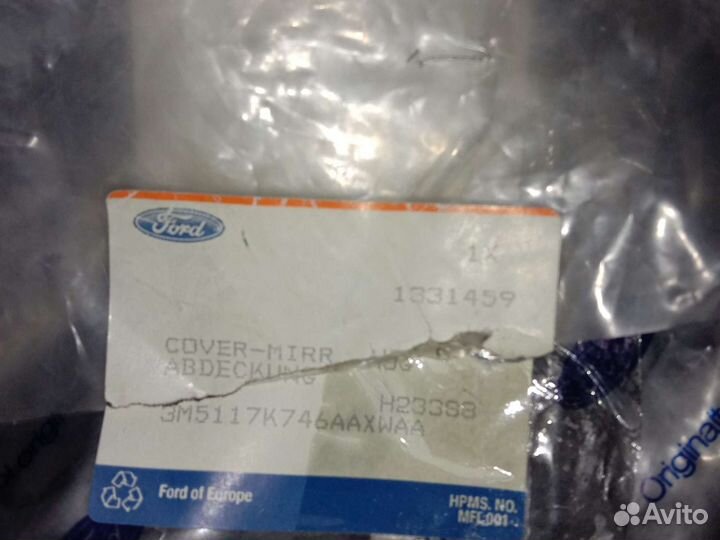 Крышка бокового зеркала ford(новое)