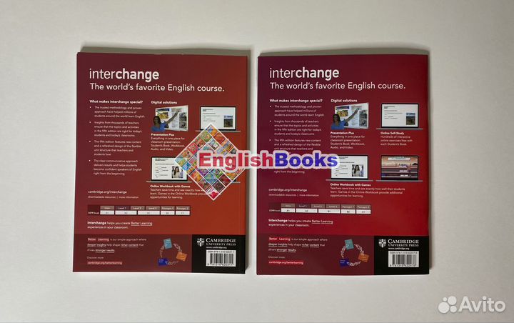 Interchange 1, 5ed, комплект (SB,WB,CD) новые