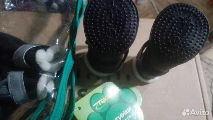 Резиновые сапоги утепленные для собак