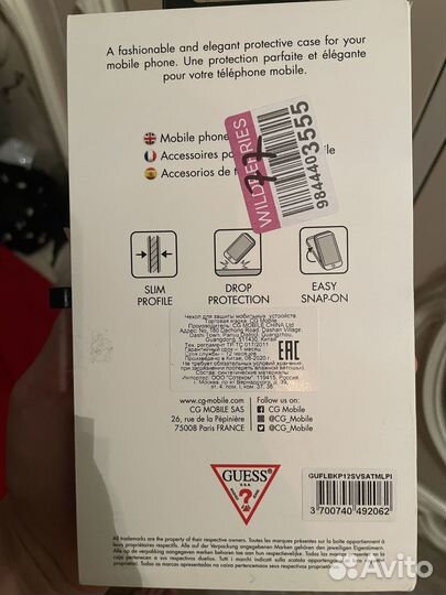 Чехол на iPhone 12 mini guess