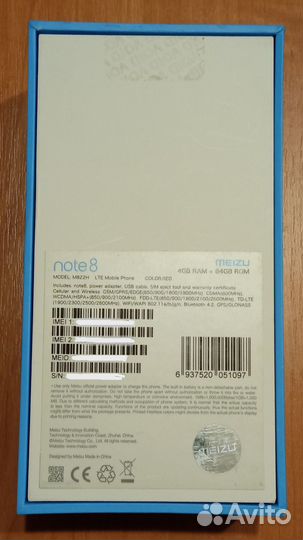 Meizu Note 8, 4/64 ГБ