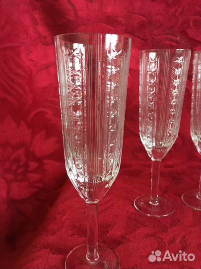 Фужеры хрустальные лзхс
