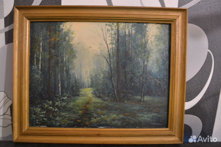 Картина Курицын С.П. 1996г. Оригинал. 50см*40см