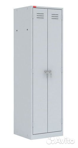 Двухсекционный металлический шкаф шрм-22У