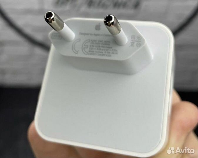 Блок быстрой зарядки Apple 35w Type-С+С