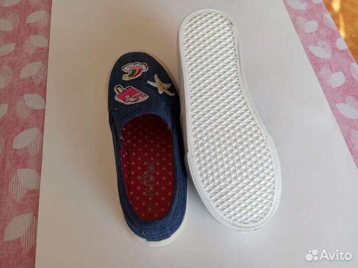 Слипоны для девочки