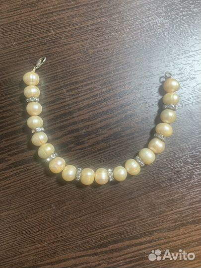 Браслет из натурального жемчуга