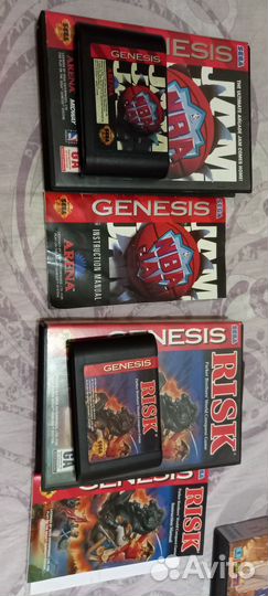 Лицензионные картриджи sega