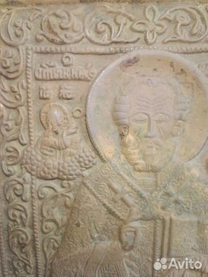 Икона Николая чудотворца 19 век