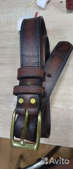 Ремень кожаный
