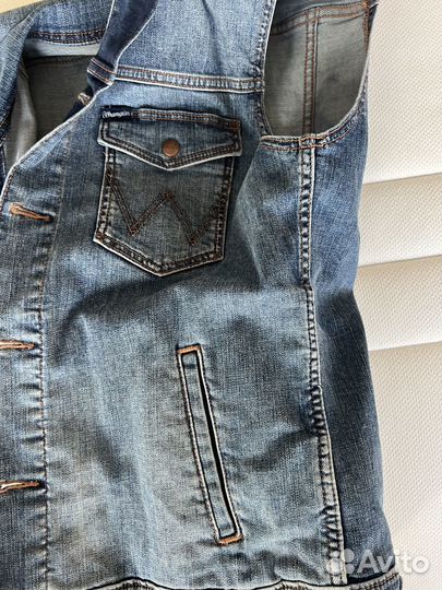 Джинсовая жилетка мужская М
