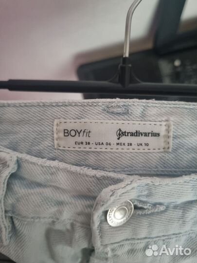 Джинсовые шорты stradivarius
