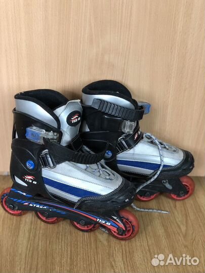 Роликовые коньки, раздвижные, 31-34