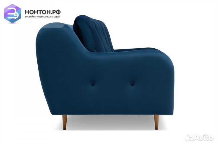 Диван книжка Глосс темно-синий