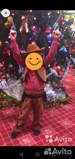 Новогодний костюм ковбоя