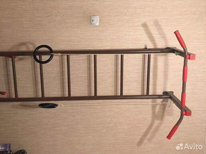 Шведская стенка с турником и брусьями