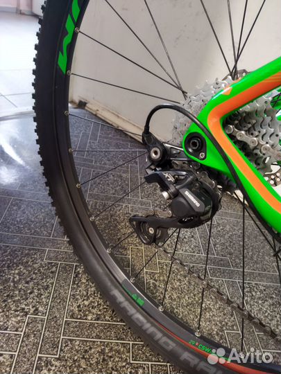 Cube Reaction SL Carbon 29 на осях 10,4 кг