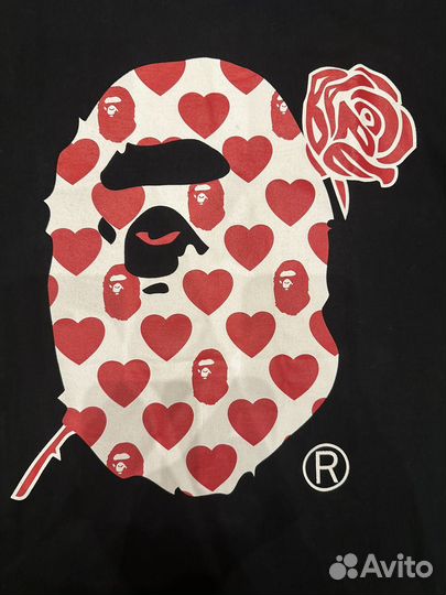 Футболка Bape Hearts. Оригинал