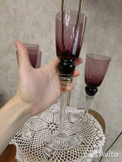 Фужеры Стрыйский паламар 27,5 см СССР бокалы