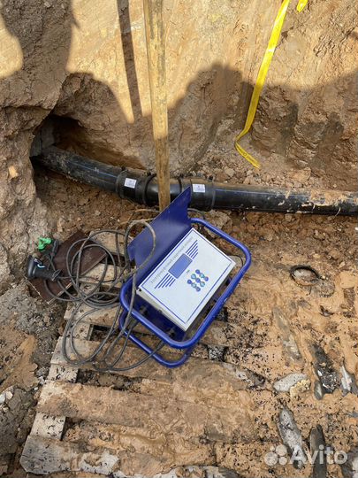 Электромуфтовая сварка пнд труб, врезка в водовод