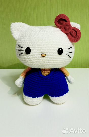 Игрушка вязаная Hello Kitty
