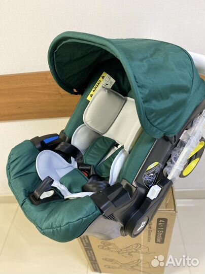 Коляска автокресло foofoo 4 в 1 зеленая