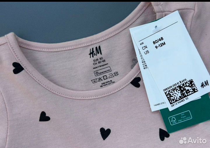 Платье и легинсы H&M 80 новые