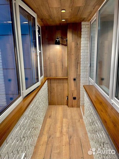 Балконное остекление новое