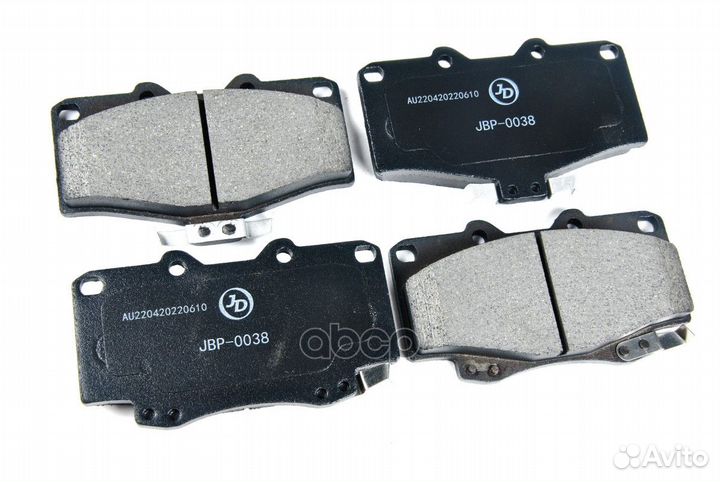 Колодки тормозные, передние D2160M JBP0038 Just