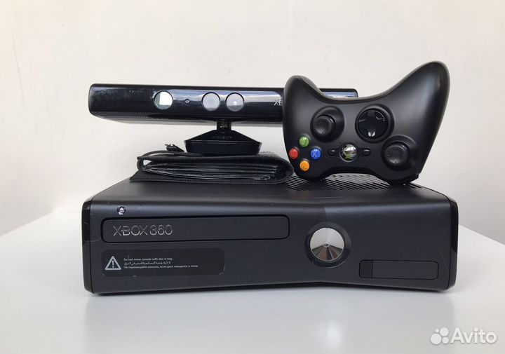 Xbox 360 Slim Lt 3.0 Kinect прошитая + игры