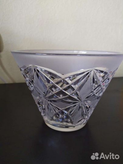 Ваза хрусталь