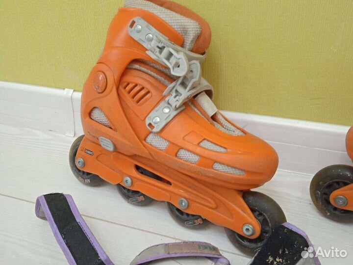Роликовые коньки детские раздвижные