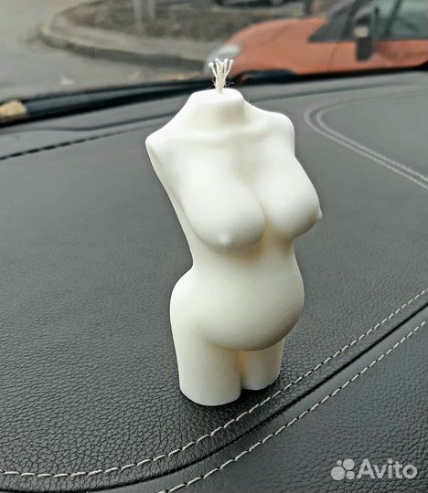 Свеча силуэт беременной