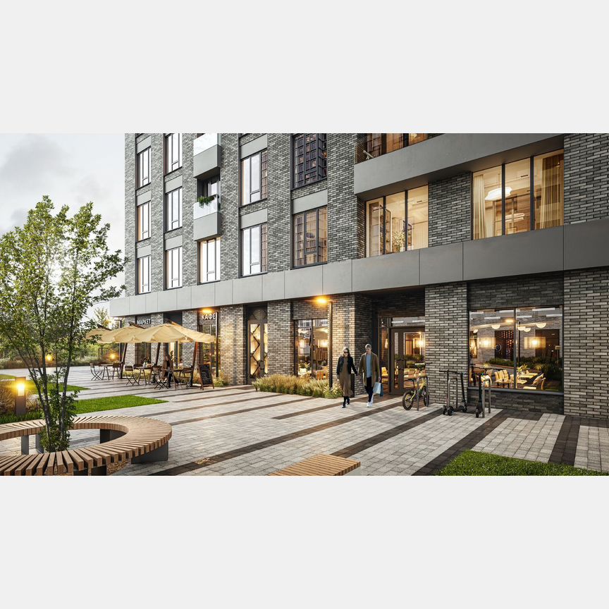 Своб. планировка, 20 м², 12/30 эт.