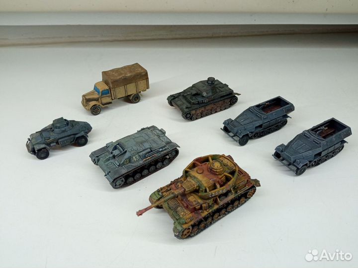 Модели 1/100 Art of Tactic, Flames of War, Tanks