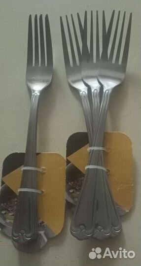 Ложки чайные и вилки. Новые