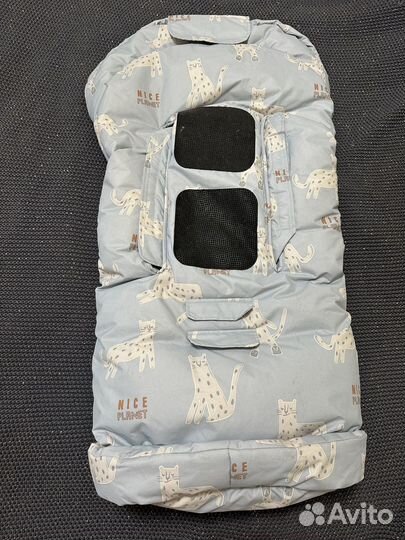 Зимний конверт в коляску leokid