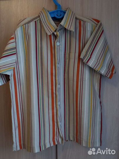 Рубашка на мальчика хлопок р.128