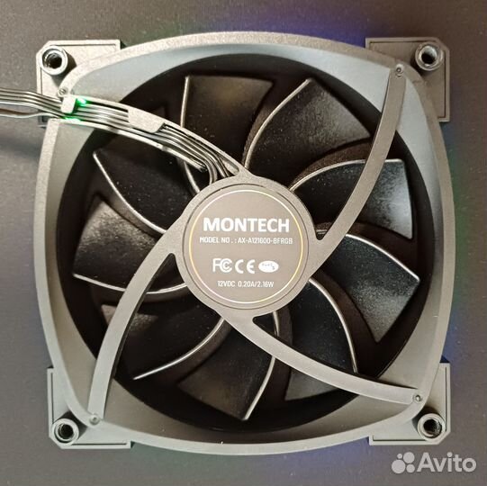 Montech AX120/RX 120 argb 120х120x25 4-pin
