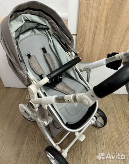 Новая Коляска Farfello Aimile 3 в 1 в эко-коже