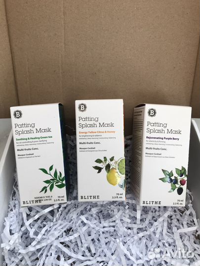 Blithe сплэш-маски, эссенции, крем-сыворотки