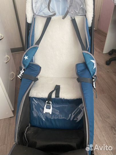 Детские санки коляска