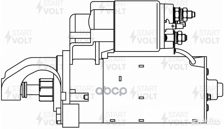 Стартер VAG A6 (94) 2.6i 1,4кВт LST 1859