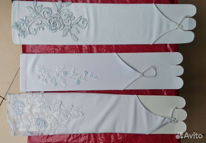 Митенки, перчатки свадебные, вечерние