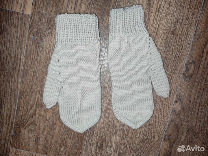 Варежки вязаные