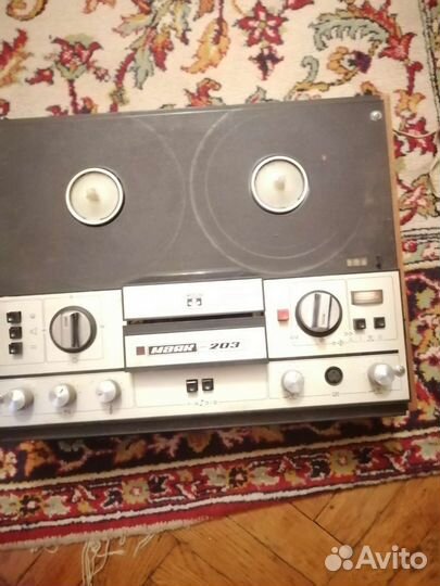 Катушечный магнитофон маяк 203