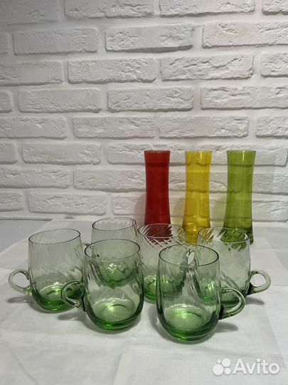 Цветное стекло Винтаж