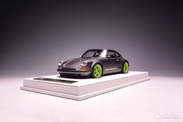 Porsche 911 Singer Matt Grey IVY 1:18