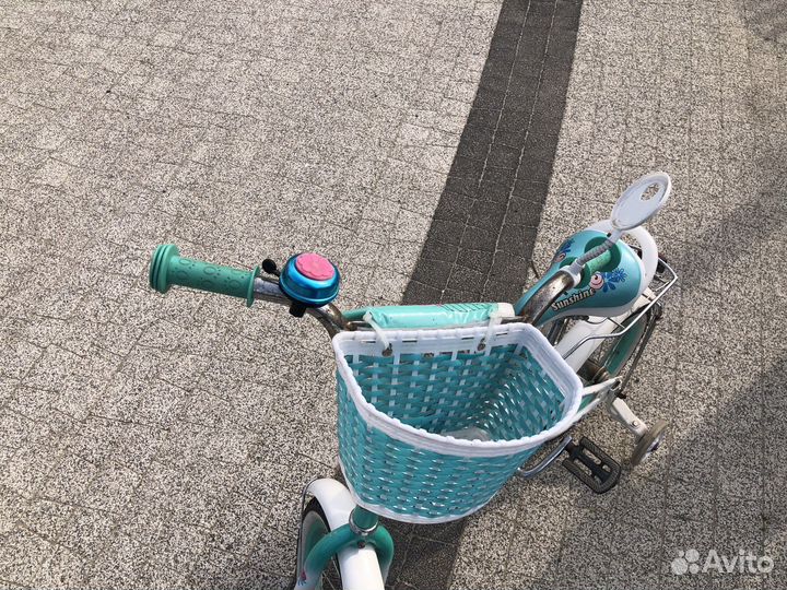 Велосипед детский d 14, с приставными колесиками